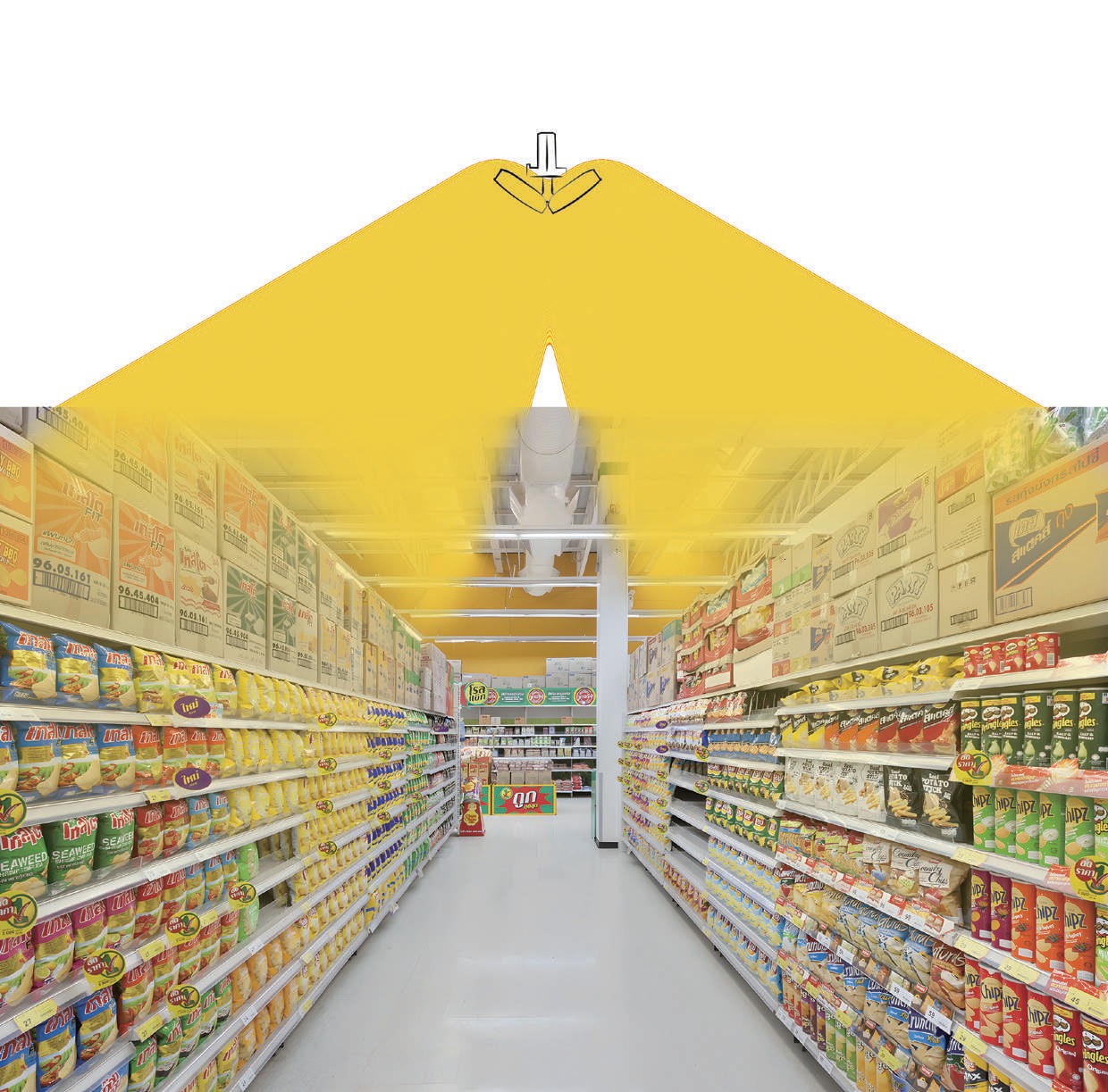 Đèn quầy siêu thị